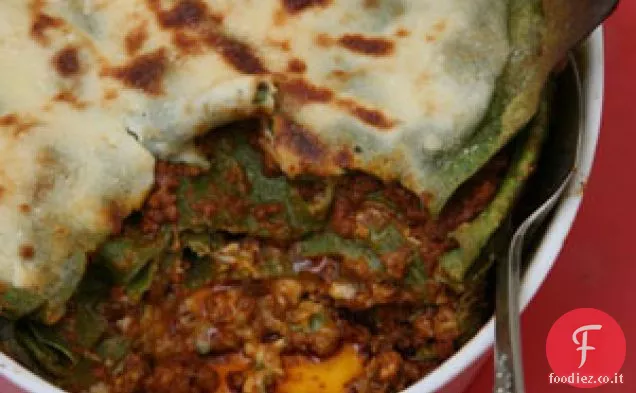 Lasagne di Anna Nanni al forno con Spinaci