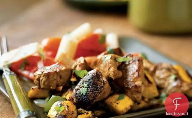 Maiale caraibico e hash di piantaggine