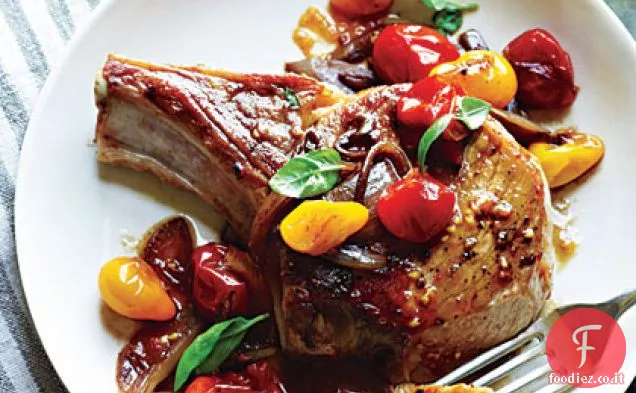 Padella di maiale e pomodoro Sauté