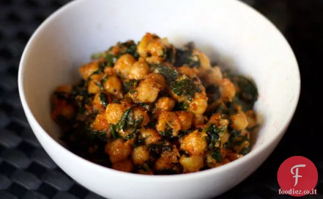 Cena stasera: Spinaci e ceci marocchini
