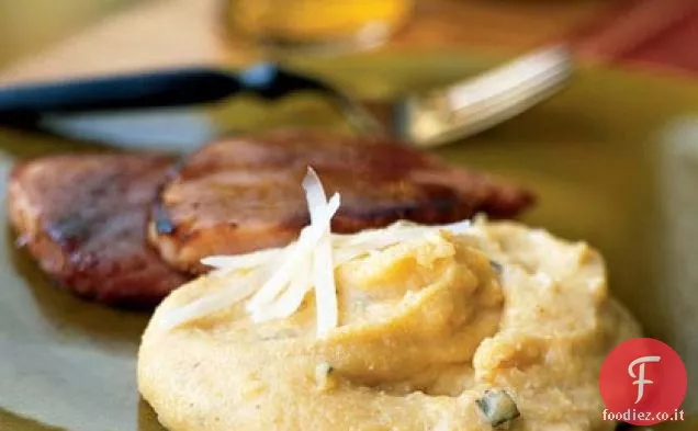 Polenta di zucca e Salvia