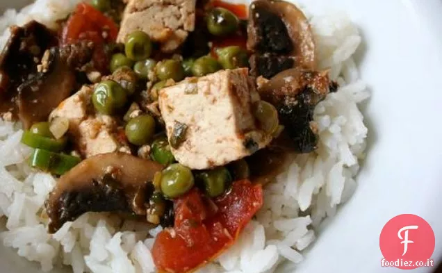 Mangia per otto dollari: Tofu con pomodori e coriandolo