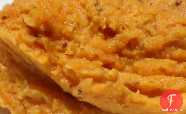 L'ingrediente segreto (sciroppo d'acero): Patate dolci schiacciate d'acero