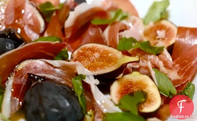 Delizioso in cinque minuti o meno: insalata di fichi e Speck