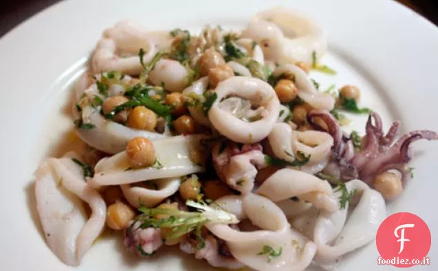 Cena stasera: Calamari arrostiti con olio di peperoncino