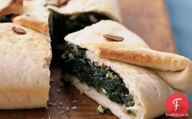 Casseruola di calzone di spinaci-Feta