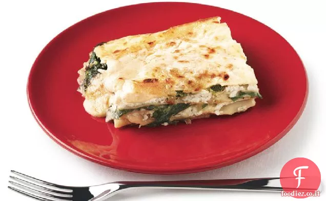 Lasagna di Spinaci, Pesto e Fontina