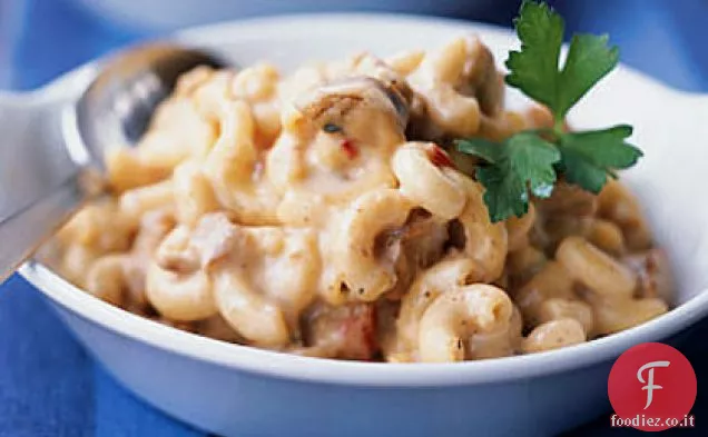 Stovetop Salsiccia Mac e formaggio