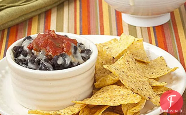 Facile casseruola di fagioli neri messicani