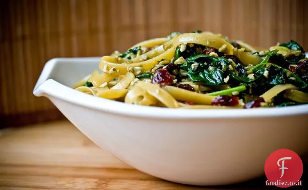 Pepita Fettucini Con Spinaci e Mirtilli Rossi