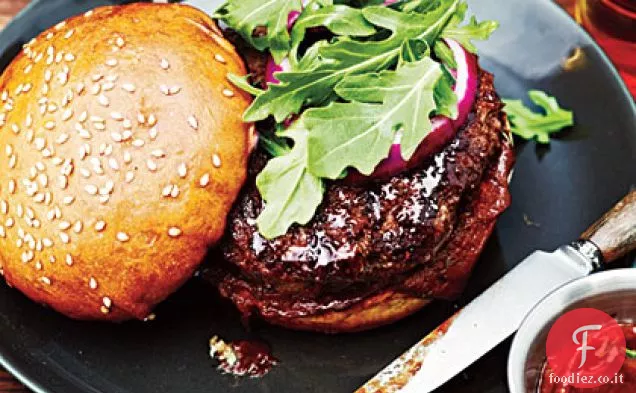 Hamburger di Bufala alla parmigiana con Ketchup Balsamico