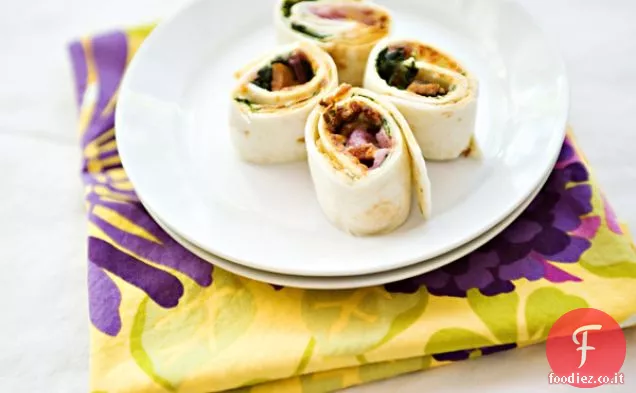 Involtini di spinaci e pancetta