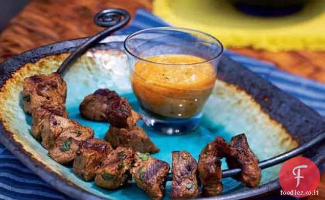 Anticuchos (spiedini di manzo peruviani)