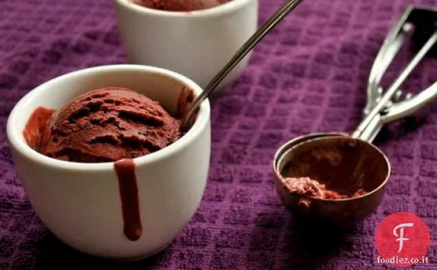 Scooped: Barbabietola Arrosto e gelato al Cioccolato fondente