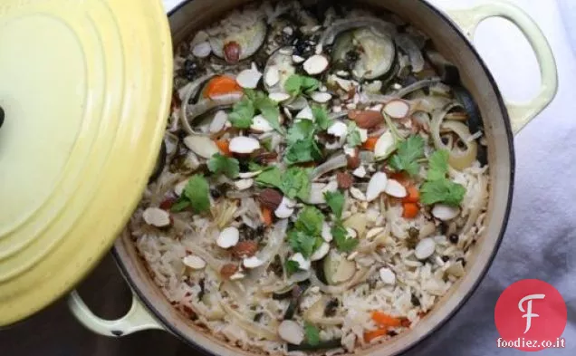 Mangia per otto dollari: Pilaf di riso al cocco e verdure con grani di pepe