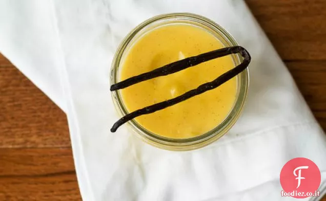 Il sussurratore di frutta e verdura: cagliata di pompelmo e vaniglia