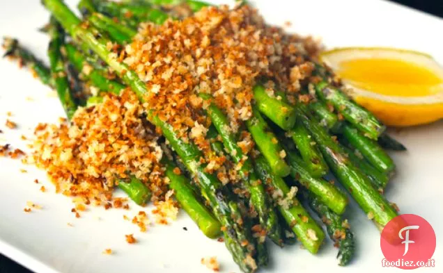 Asparagi alla griglia con Limone e Pangrattato croccante