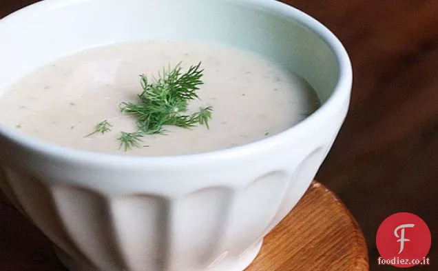 Mangia per otto dollari: zuppa di porri con limone e aneto