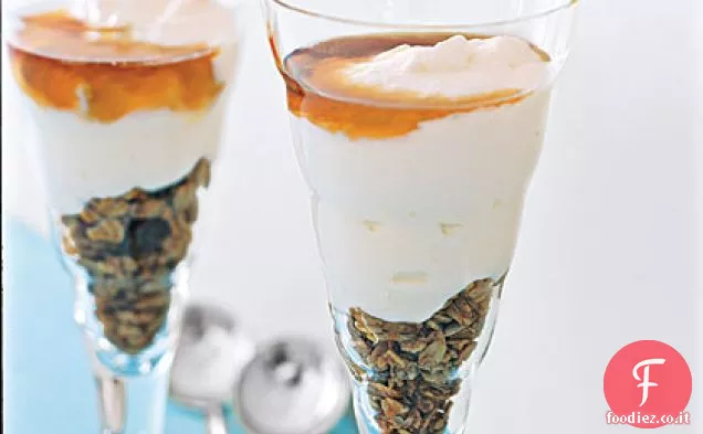 Parfait di yogurt e muesli