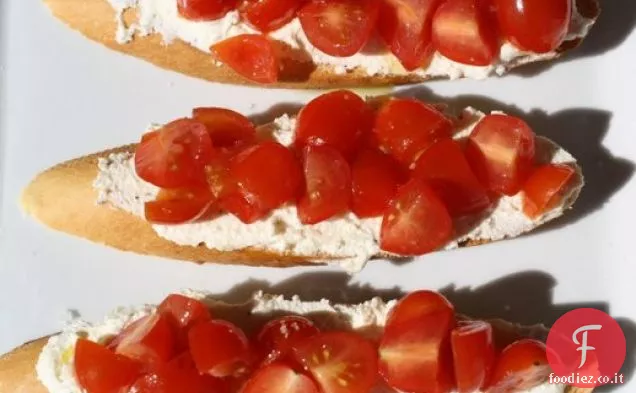Francese in un lampo: Boursin e pomodoro Mini Tartine