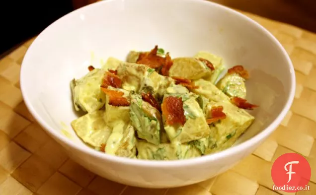 Cena stasera: Insalata di patate arrosto con mayo Poblano