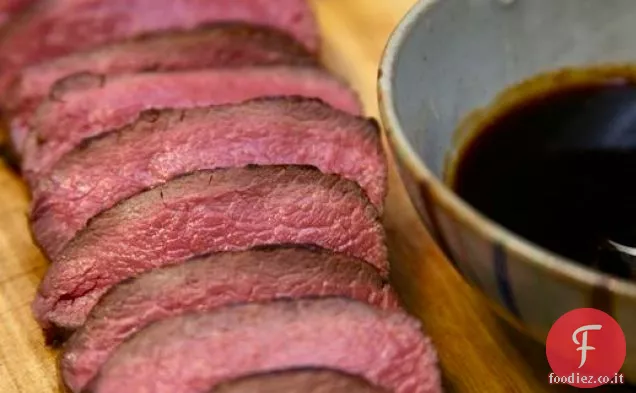 Lombo di cervo strofinato con spezie