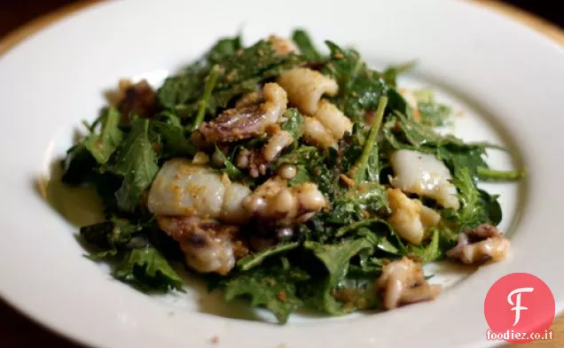 Cena stasera: insalata di calamari caldi
