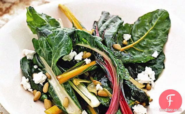 Bietola Arcobaleno con Pinoli e Feta