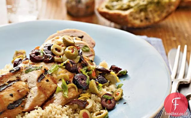 Pollo alla griglia limone-Oliva