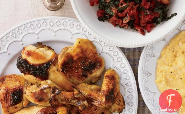 Bietola con pancetta affumicata e Aceto di Jalapeño
