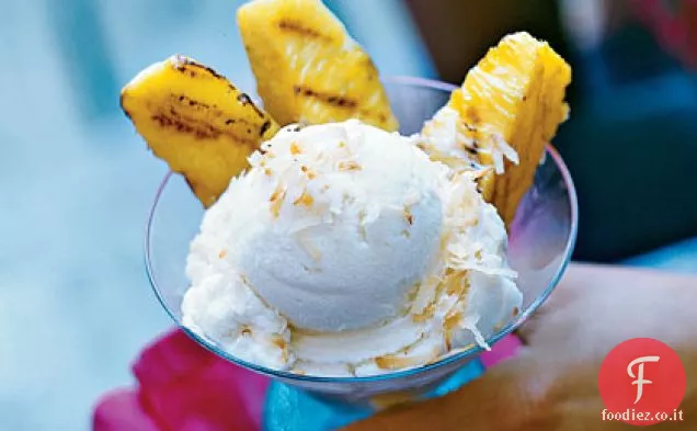 Gelato al rum e Macadamia