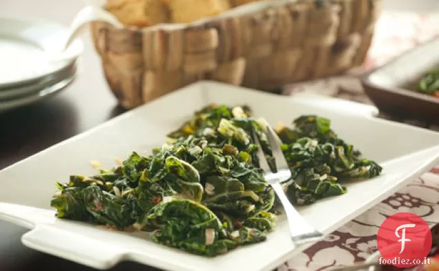 Bietole con scalogno