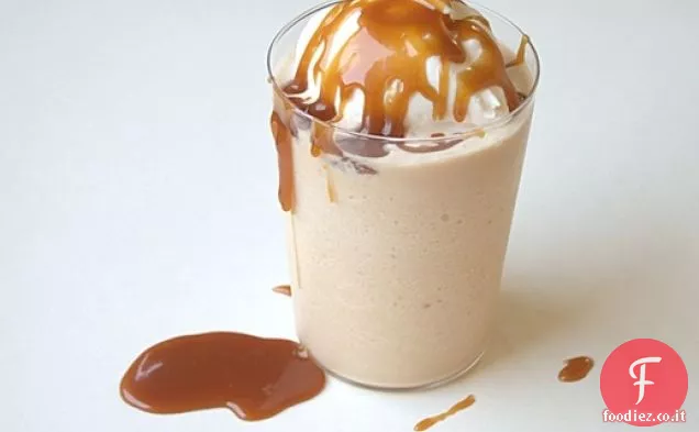 Prova zero: caramello salato mescolato ghiaccio latte
