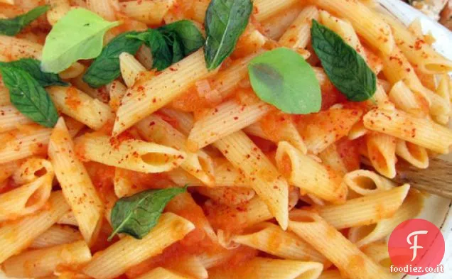 Francese in un lampo: Penne con Piment d'Espelette