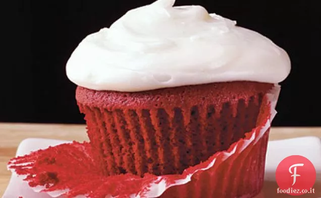 Cupcakes di velluto rosso