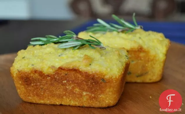 Pani individuali di polenta al Rosmarino