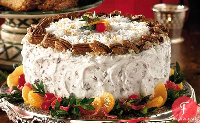 Torta alla crema italiana all'arancia fresca