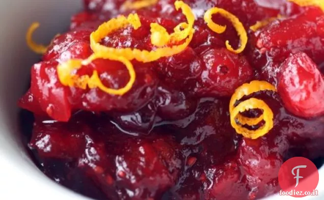L'ingrediente segreto (mirtillo): Chutney di mirtillo con arancia e zenzero cristallizzato