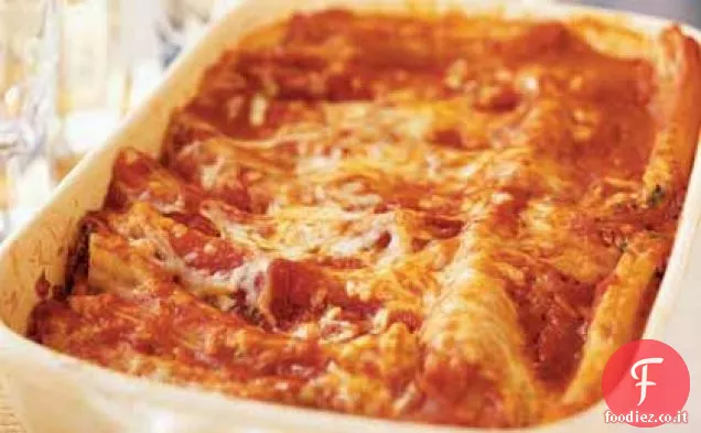 Manicotti facili senza carne