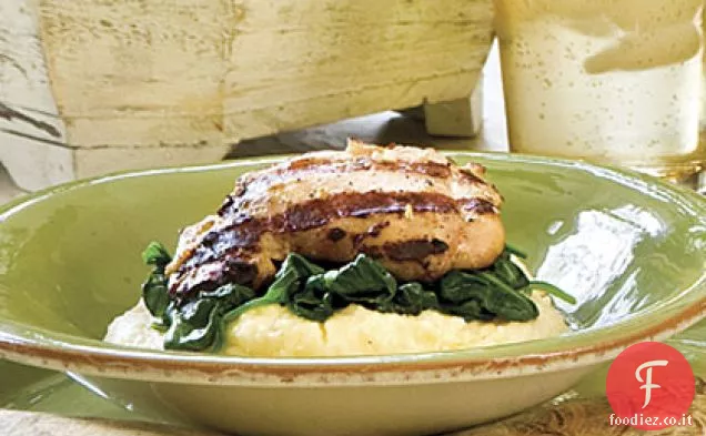 Cosce di pollo alla griglia al rosmarino