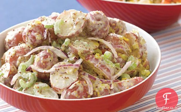 Insalata di patate rosse cremose