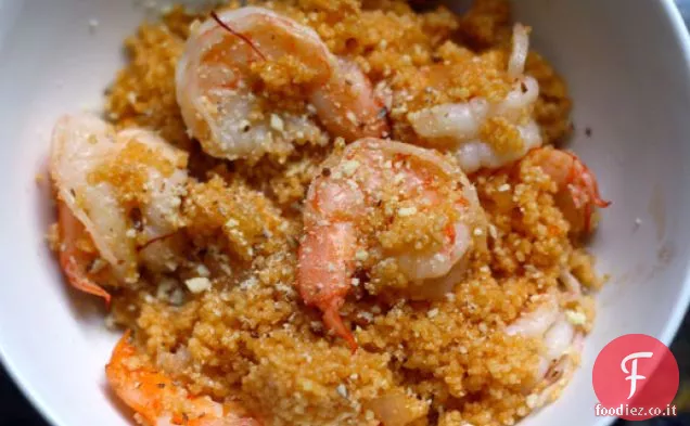 Gamberetti Siciliani e Couscous di Michael Lomonaco