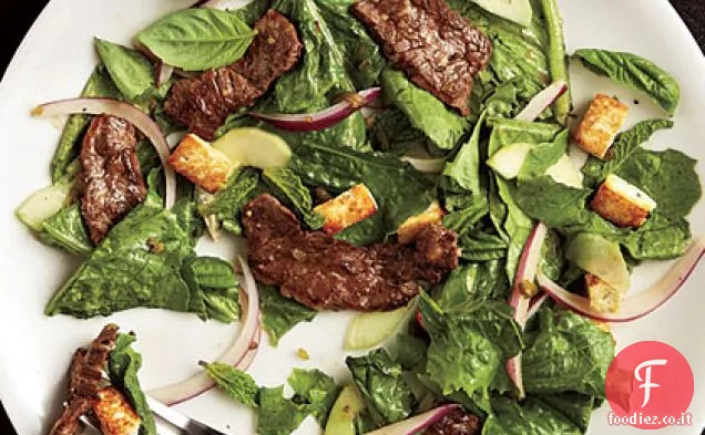 Insalata piccante di manzo e tofu