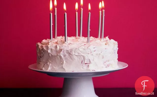 Torta di compleanno alla fragola Buttercream