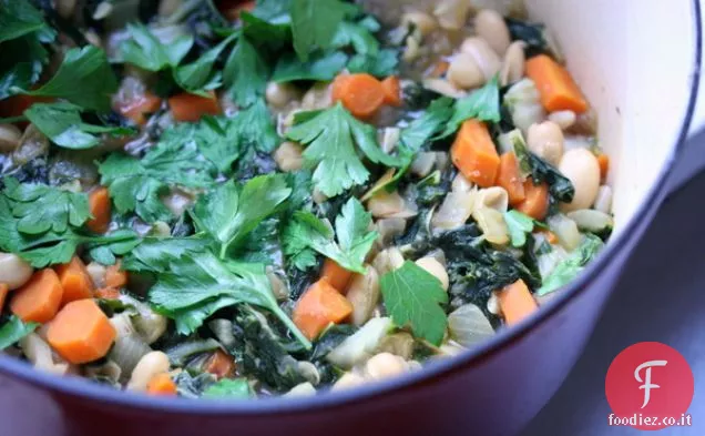 Stufato di bietole e fagioli bianchi