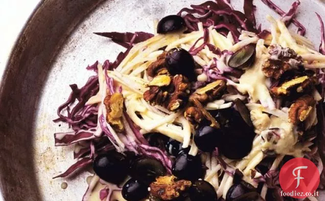 Insalata di Nigel Slater di selvaggina, uva e Verjuice