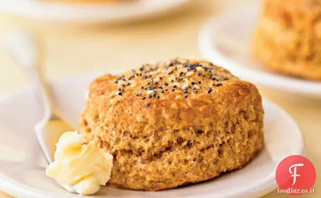 Biscotti di farina di mais seminati