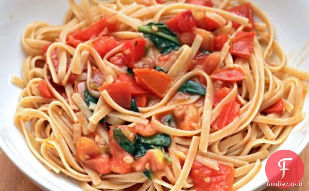 Alice Waters ' Pasta Integrale con Vinaigrette di Pomodoro