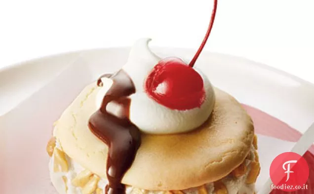 Panini gelato alla banana Split