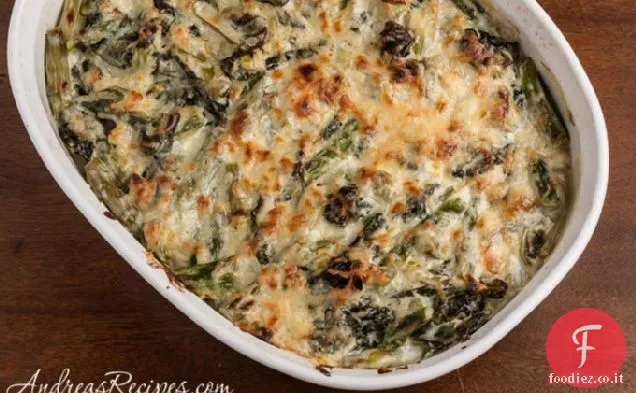 Asparagi e Bietole gratinate